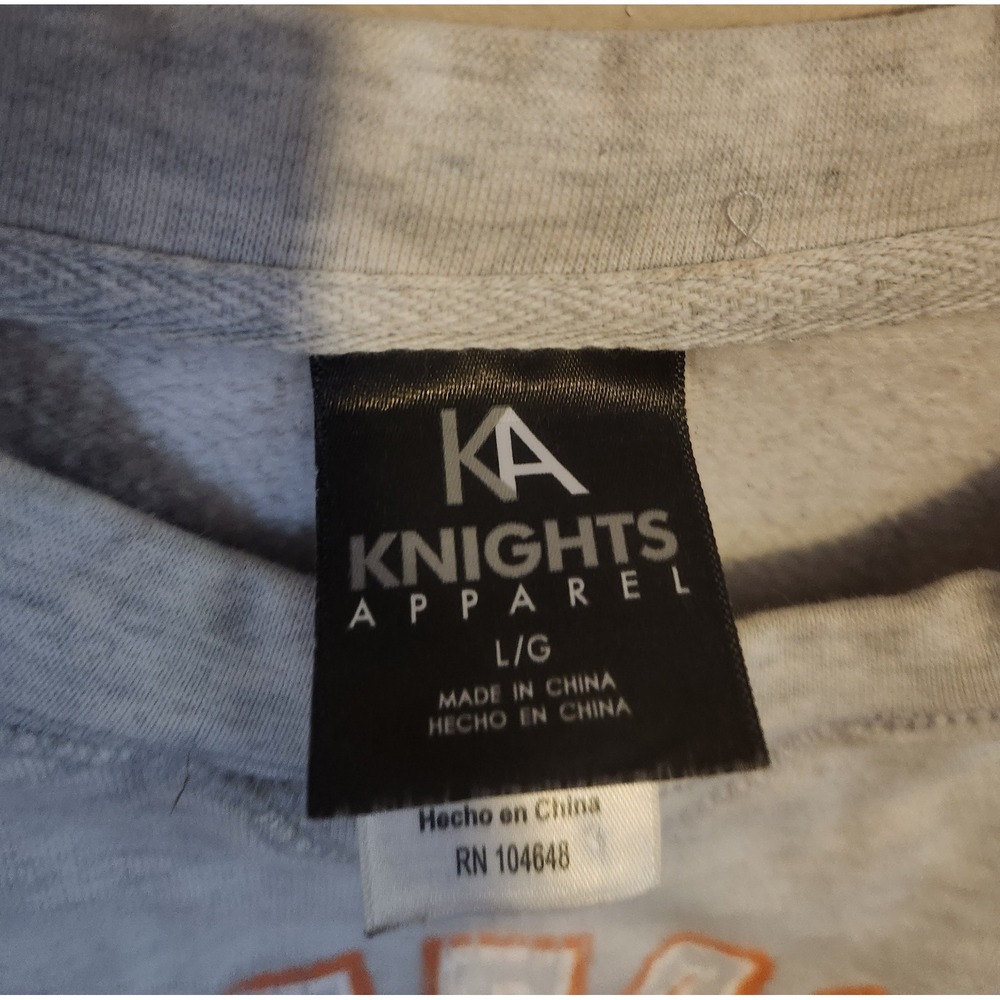 Vintage Knights Apparel Tennessee Volunteers Sweatshirt Size Large Gray‎ - Picture 3 of 6